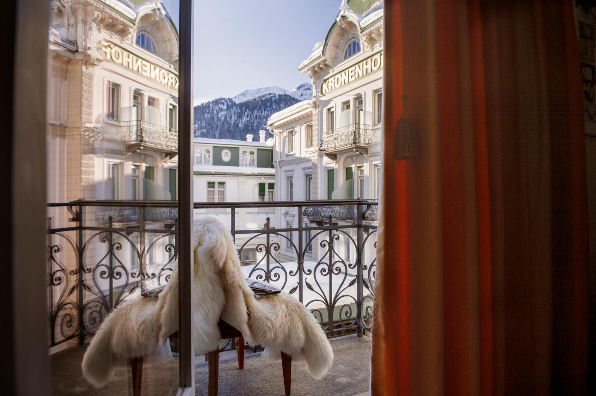 Grand Hotel Kronenhof Pontresina Kültér fotó