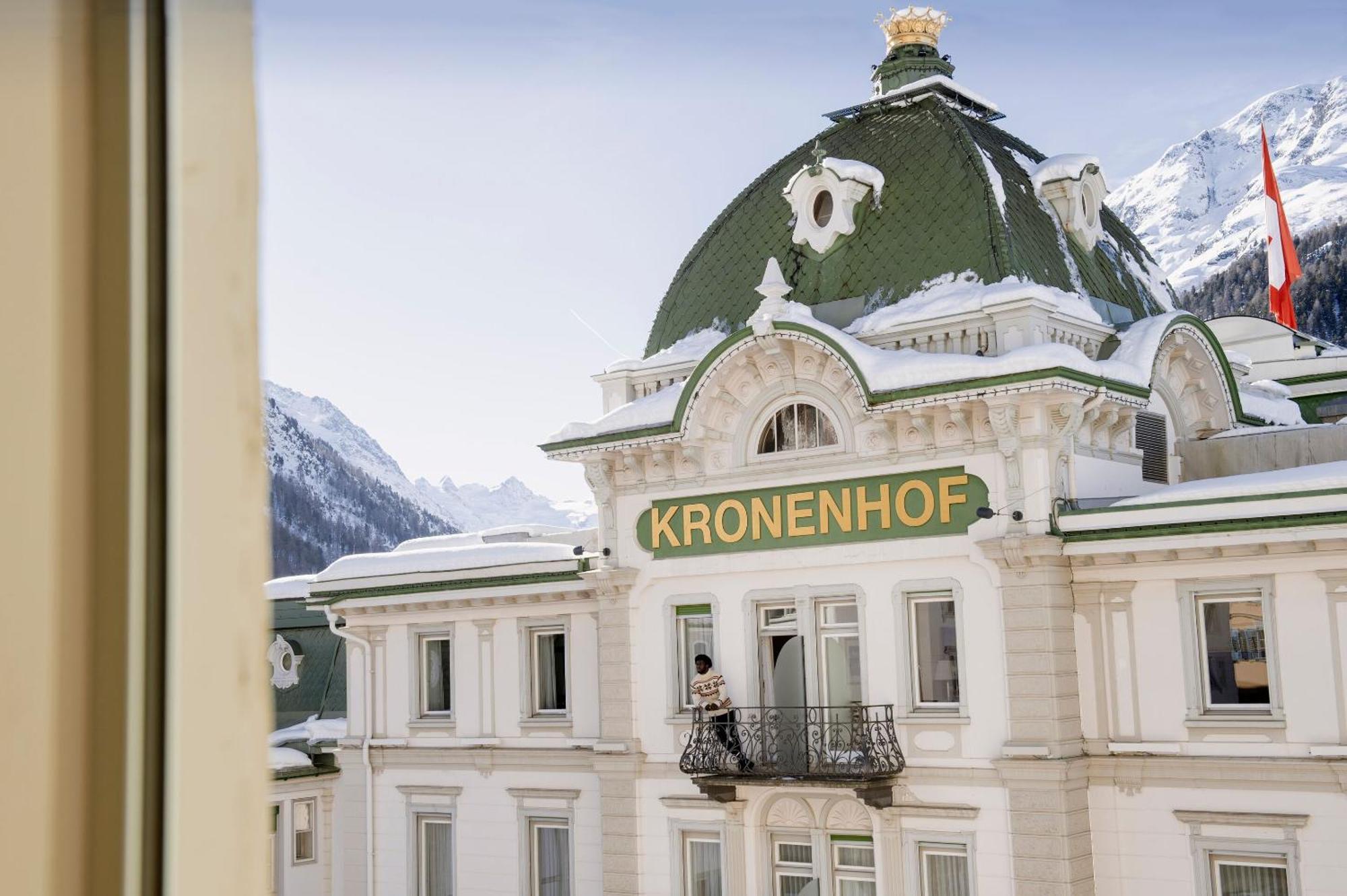 Grand Hotel Kronenhof Pontresina Kültér fotó